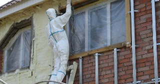 Утепление фасада ППУ в Новом Уренгое - от 772 руб/кв м.